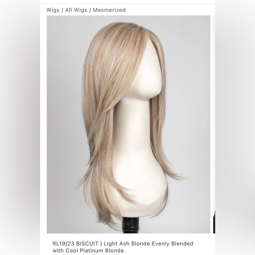 Brand new in box..beautiful Raquel Welch Mesmerized wig in Shaded Biscuit.